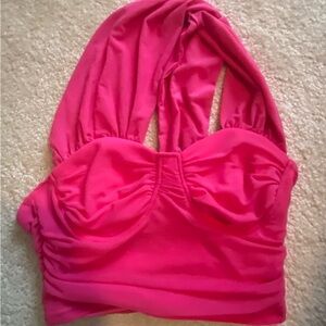 Vibrant Pink Halter Top